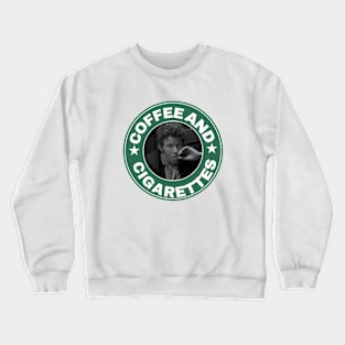 tom waits  coffee and cigarettes Crewneck Sweatshirt